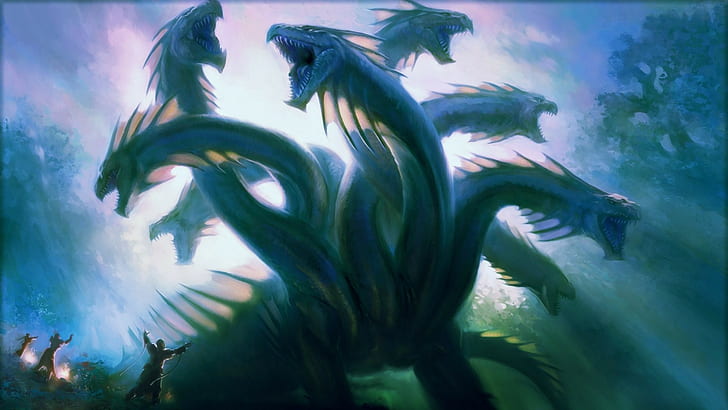 Kreatur, Fantasiekunst, Hydra, HD-Hintergrundbild
