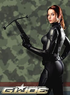 Rachel Nichols, wanita, G.I. Joe, Wallpaper HD HD wallpaper