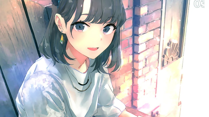 Yukinoshita Haruno, schwarze Haare, Yahari Ore no Seishun Liebeskomödie wa Machigatteiru, Anime Girls, HD-Hintergrundbild