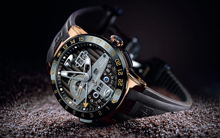 Exquisite workmanship of the watch, Exquisite, Workmanship, Watch, HD wallpaper