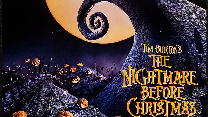 Le cauchemar avant Noël, Tim Burton, claymation, citrouille, Fond d'écran HD