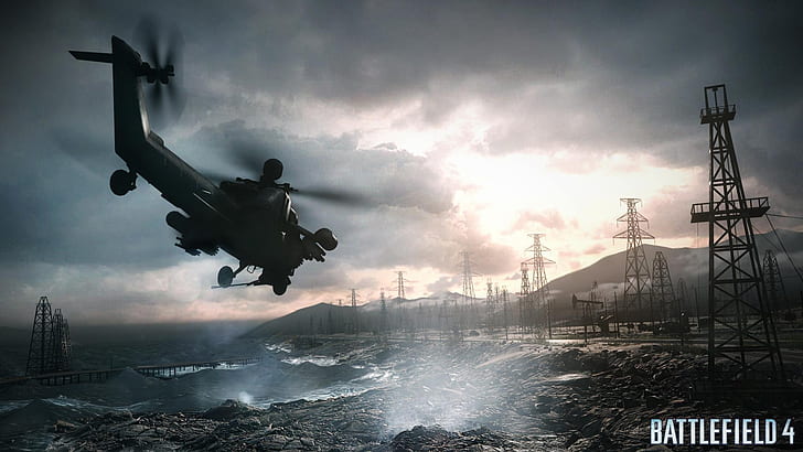 Battlefield 4 helicopter, Battlefield, Helicopter, Fondo de pantalla HD