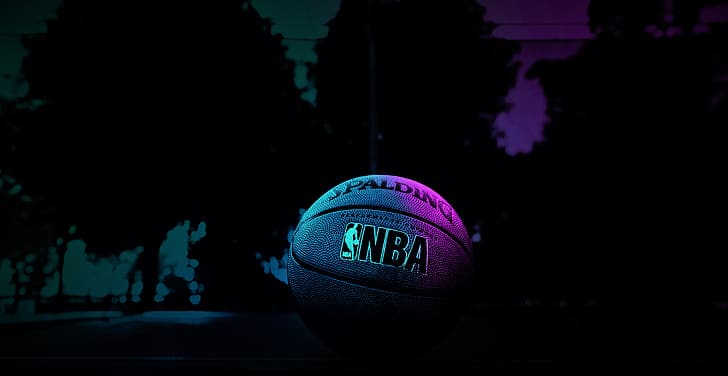 NBA, baloncesto, deporte, pelota, neón, amor, arte pop, Fondo de pantalla  HD | Wallpaperbetter