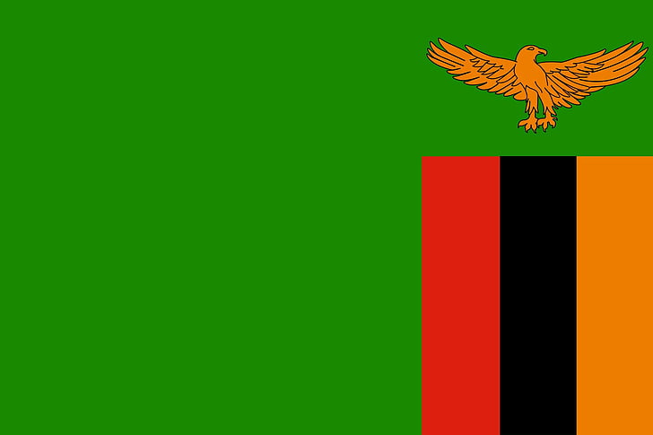 Флаг 2000px, Замбия SVG, HD обои