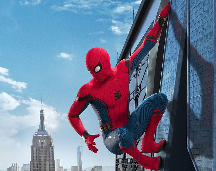 Постер Marvel Spider-Man, Человек-паук, Человек-паук: Возвращение домой, Том Холланд, HD обои