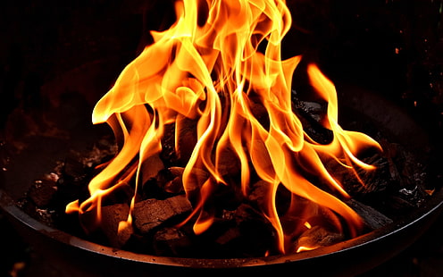 Bonfire flame fire 2017 Висококачествен тапет, HD тапет HD wallpaper
