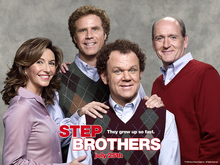 Movie, Step Brothers, John C. Reilly, Mary Steenburgen, Richard Jenkins, Will Ferrell, HD wallpaper
