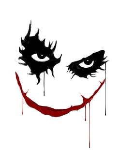 schwarze und rote abstrakte Malerei, Joker, Filme, HD-Hintergrundbild HD wallpaper