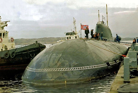 submarino, vehículo, bandera, militar, Fondo de pantalla HD HD wallpaper