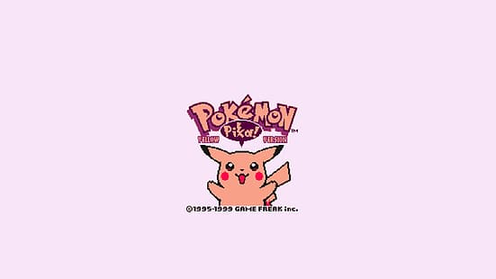 Pokémon, Pikachu, GameBoy Color, GameBoy, Retro-Spiele, HD-Hintergrundbild HD wallpaper