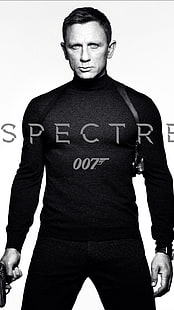 Affiche de spectre, James Bond 007 affiche de film Spectre, films, films hollywoodiens, hollywood, 2015, Fond d'écran HD HD wallpaper