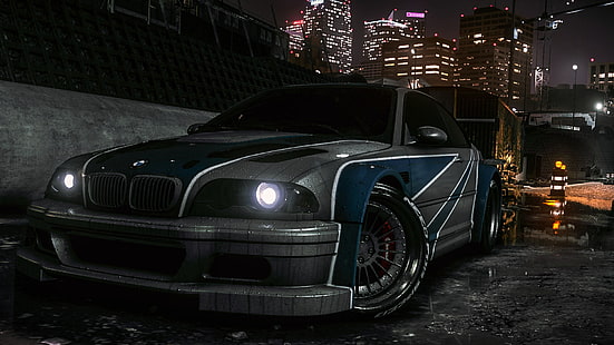 BMW M3 GTR, Need for Speed: Most Wanted, Need for Speed: Most Wanted (videojuego de 2012), coche, Street Racing, Fondo de pantalla HD HD wallpaper