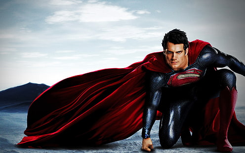 Человек из стали цифровые обои Супермен, Человек из стали, HD обои HD wallpaper