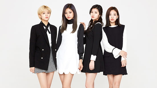 Groupe (Musique), Twice, Jeongyeon (Chanteur), K-Pop, Nayeon (Chanteur), Twice (Groupe), Tzuyu (Chanteur), Fond d'écran HD HD wallpaper