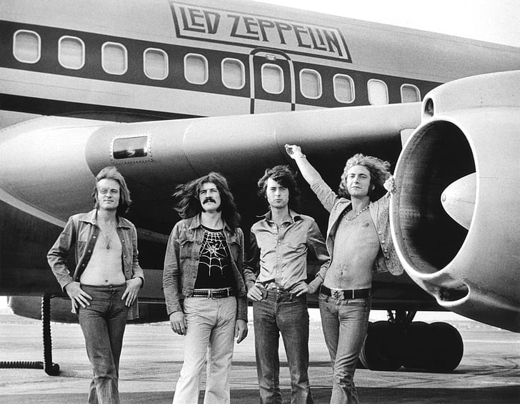 музика, Led Zeppelin, разкопчани, рок групи, HD тапет