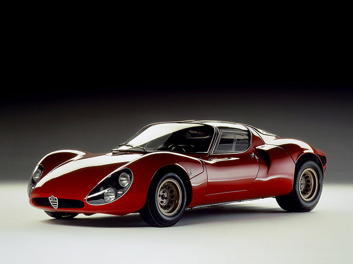 1967, alfa, classic, prototipo, romeo, stradale, supercar, tipo, tipo-33, HD wallpaper