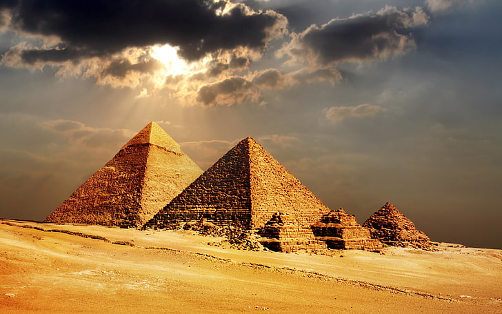 Secrets of the Pyramids in Giza Cairo Egypt Africa Wallpaper HD 3840×2400, HD wallpaper