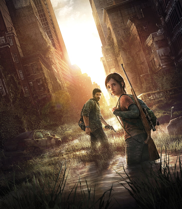 Joel, Ellie, The Last of Us, 8K, 4K, HD wallpaper