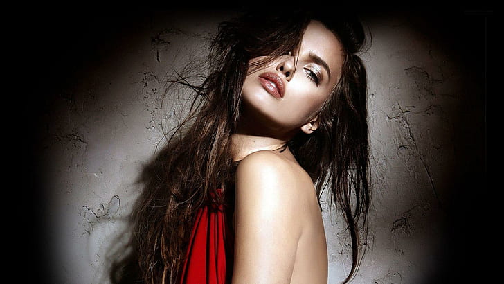 Irina Shayk 2, haut licou rouge pour femme, irina, shayk, irina shayk, Fond d'écran HD