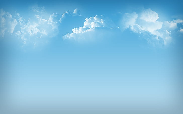 Nuages ​​simples, nuages, Fond d'écran HD