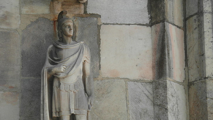 statue, milan, milano, duomo di milano, milan cathedral, lombardia, lombardy, gothic architecture, HD wallpaper