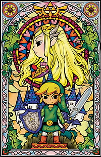 Link Triforce die Legende von Zelda Prinzessin Zelda der Wind Waker Schwerter 1501x2324 Videospiele Zelda HD Art, Link, Triforce, HD-Hintergrundbild HD wallpaper