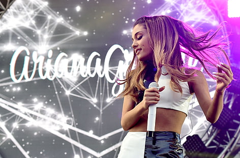 Ariana Grande, cantora, celebridade, mulheres, HD papel de parede HD wallpaper