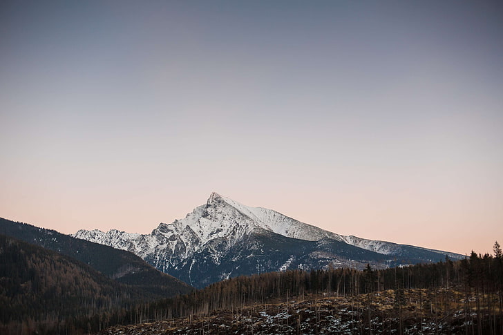 Cold, dawn, daylight, hills, ice, landscape, light, mountain peaks,  mountains, HD wallpaper | Wallpaperbetter