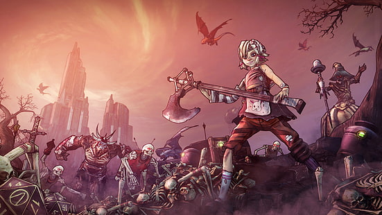 Borderlands 2, gry wideo, Tiny Tina, Tapety HD HD wallpaper