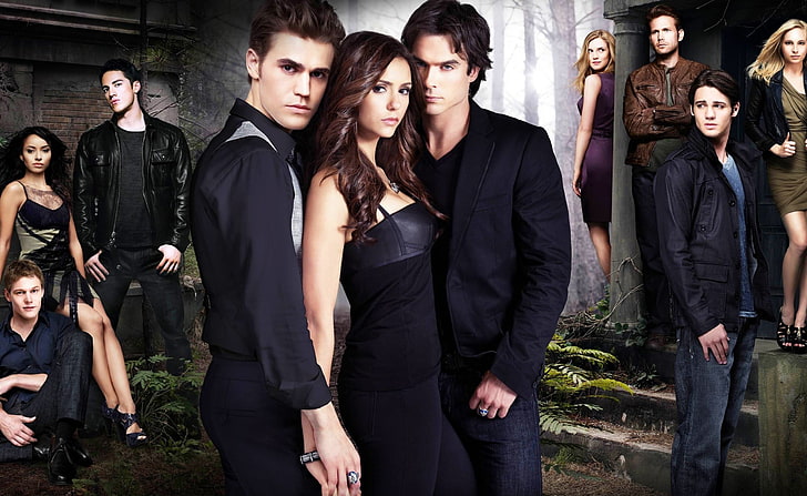 The Vampire Diaries (Season 2), Papier peint des personnages de Vampire Diaries, Films, Autres films, Vampire, Diaries, (Saison, Fond d'écran HD