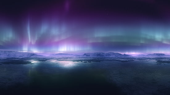 Norther Aurora Sky, Aurora, Sky, Norther, HD тапет HD wallpaper
