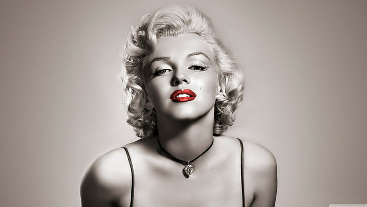 Marilyn Monroe, blondynka, aktorka, Tapety HD