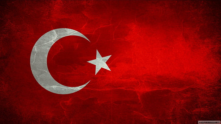 bandiere, tacchino, turco, Sfondo HD