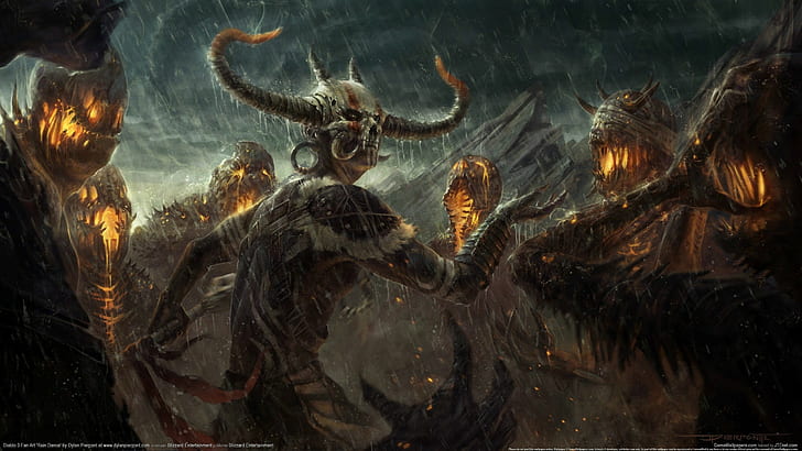 Diablo 3: Ceifador de Almas, Diablo, Diablo III, HD papel de parede