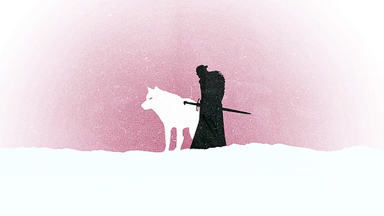 لعبة العروش ، أغنية الجليد والنار ، جون سنو، خلفية HD HD wallpaper
