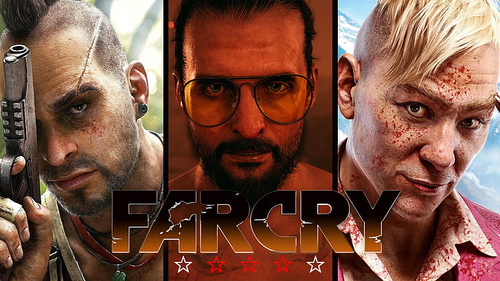 Far Cry, Joseph Seed, Pagan Min, Vaas Montenegro, HD tapet