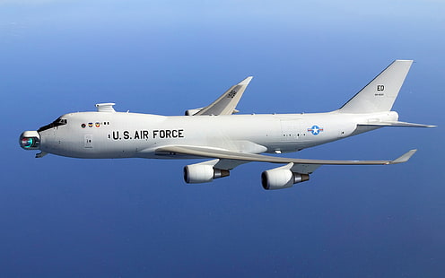 ВВС США, военный самолет, Боинг 747, самолеты, HD обои HD wallpaper