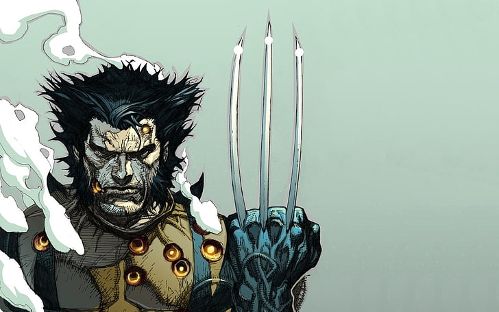 Ilustrasi Marvel Wolverine, X-Men, Wolverine, Komik, Superhero, Wallpaper HD