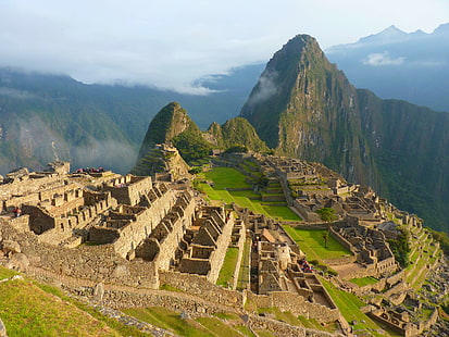 Architektur, Machu Picchu, Denkmal, Peru, Tourismus, Touristenattraktion, HD-Hintergrundbild HD wallpaper
