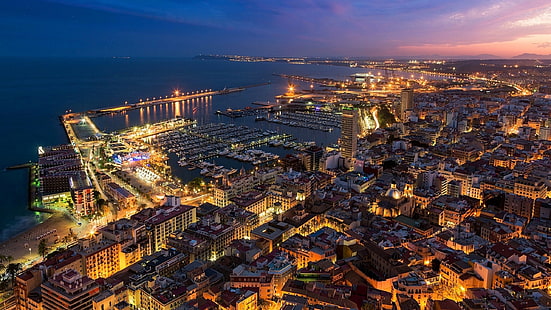 Alicante, Spanien Hintergrund 2560 × 1440, HD-Hintergrundbild HD wallpaper