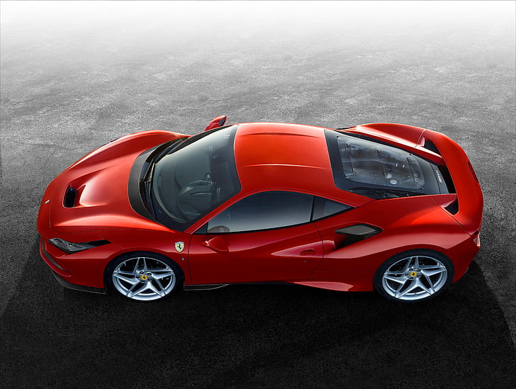 машина, Ferrari, спорткар, диски, F8 Tribute, HD обои