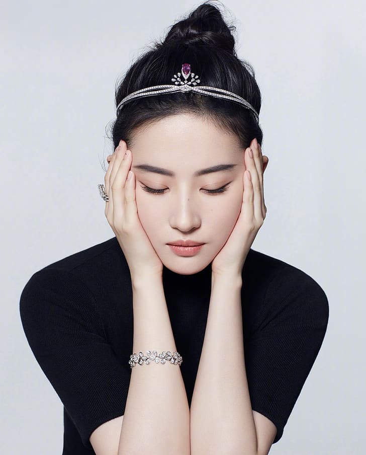 Asian, women, celebrity, actress, Yifei Liu, HD wallpaper