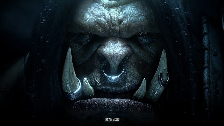 Мир Warcraft Warlords of Draenor Громмаш Адский Крик, HD обои