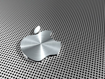 Apple Aluminum, brand and logo, HD wallpaper HD wallpaper