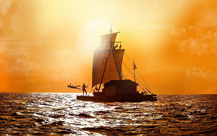 Movie, Kon-Tiki, Boat, Raft, HD wallpaper