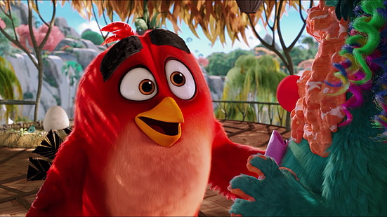 Angry Birds, filmes, vermelho, HD papel de parede HD wallpaper