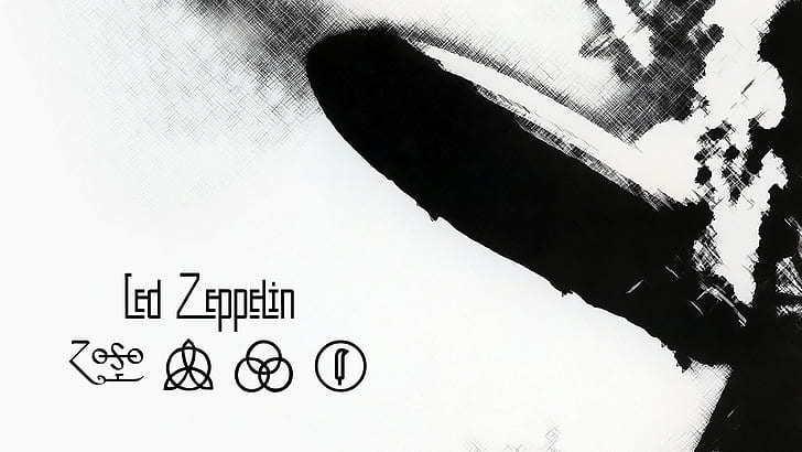 skivomslag, musik, Led Zeppelin, HD tapet