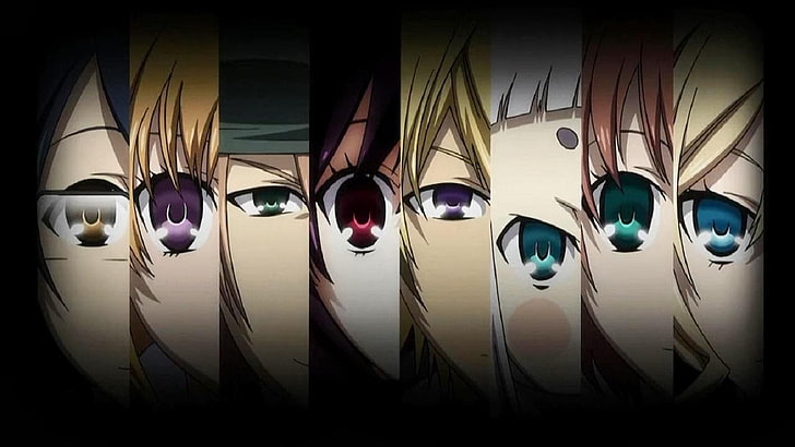 eyes, anime, Tokyo Ravens, HD wallpaper