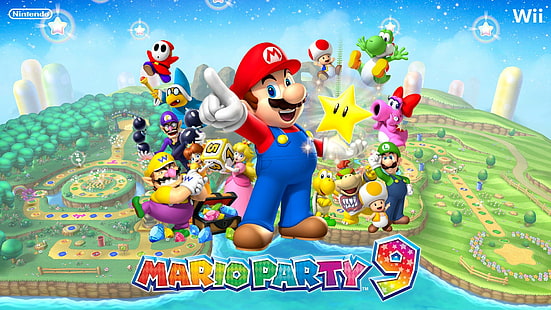 Videojuego, Mario Party 9, Fondo de pantalla HD HD wallpaper