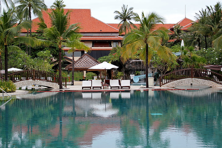 tourism, The best hotel pools 2017, Bali, vacation, Ubud Hanging Gardens, travel, resort, Indonesia, pool, HD wallpaper